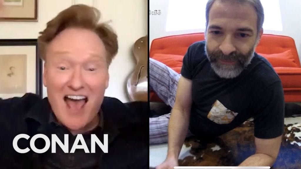 Splendor Indkøbscenter Tolkning Conan O'Brien Finds a Way to Still Attempt to Get Under Jordan Schlansky's  Skin While in Quarantine – The Comedy Bureau